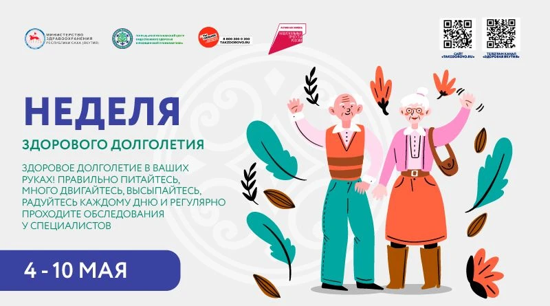 🧓👵🌿 С 4 по 10 мая 2026 года проходит Неделя здорового долголетия — время напомнить с...