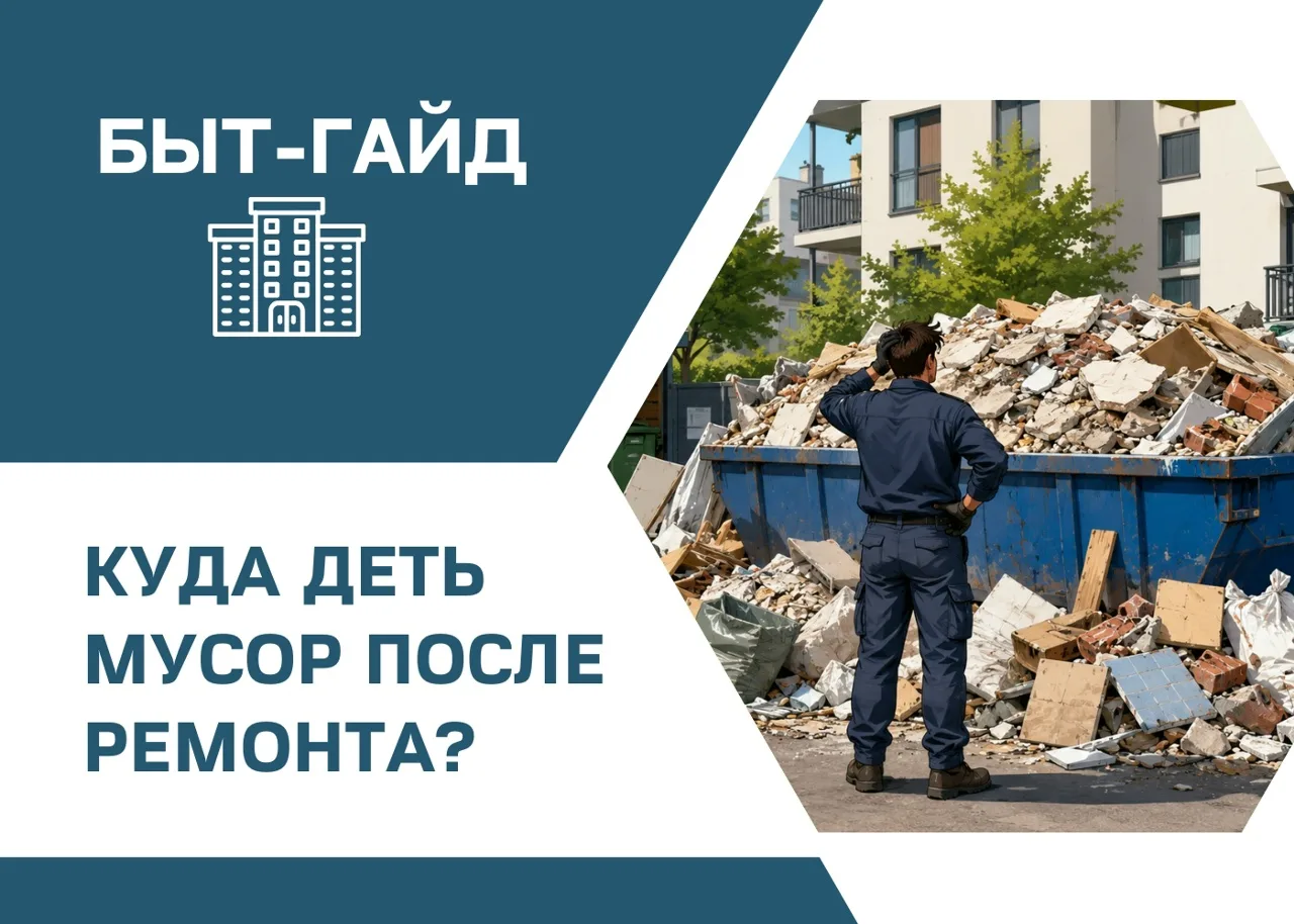 Диван, шкаф или старая тумба после разбора квартиры — это крупногабаритный мусор. А вот мешки со шту