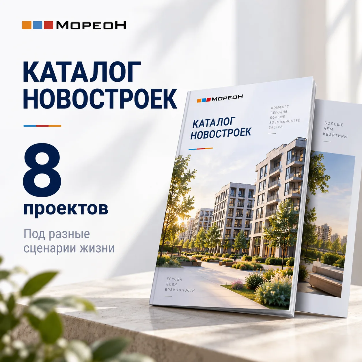 Собрали новый каталог новостроек — 8 проектов под разные сценарии жизни и покупки.