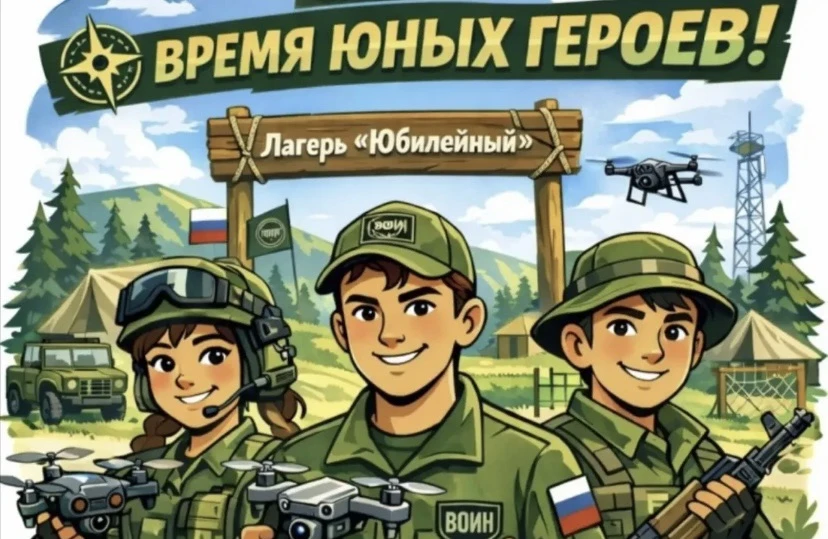 🏕️ Внимание, старшеклассники! Объявляется набор на уникальную смену «Время юных героев»!