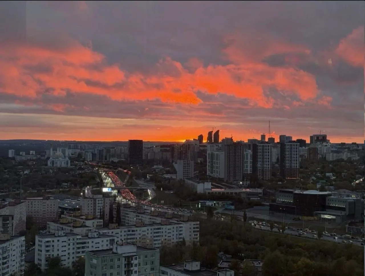 🌅 Сегодняшний закат в Башкирии — ну просто красота!