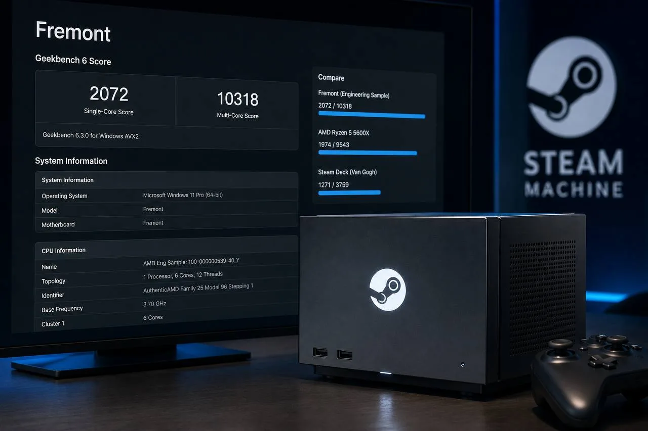 Steam Machine появилась в Geekbench и показала серьёзный прирост производительности

Будущая консоль