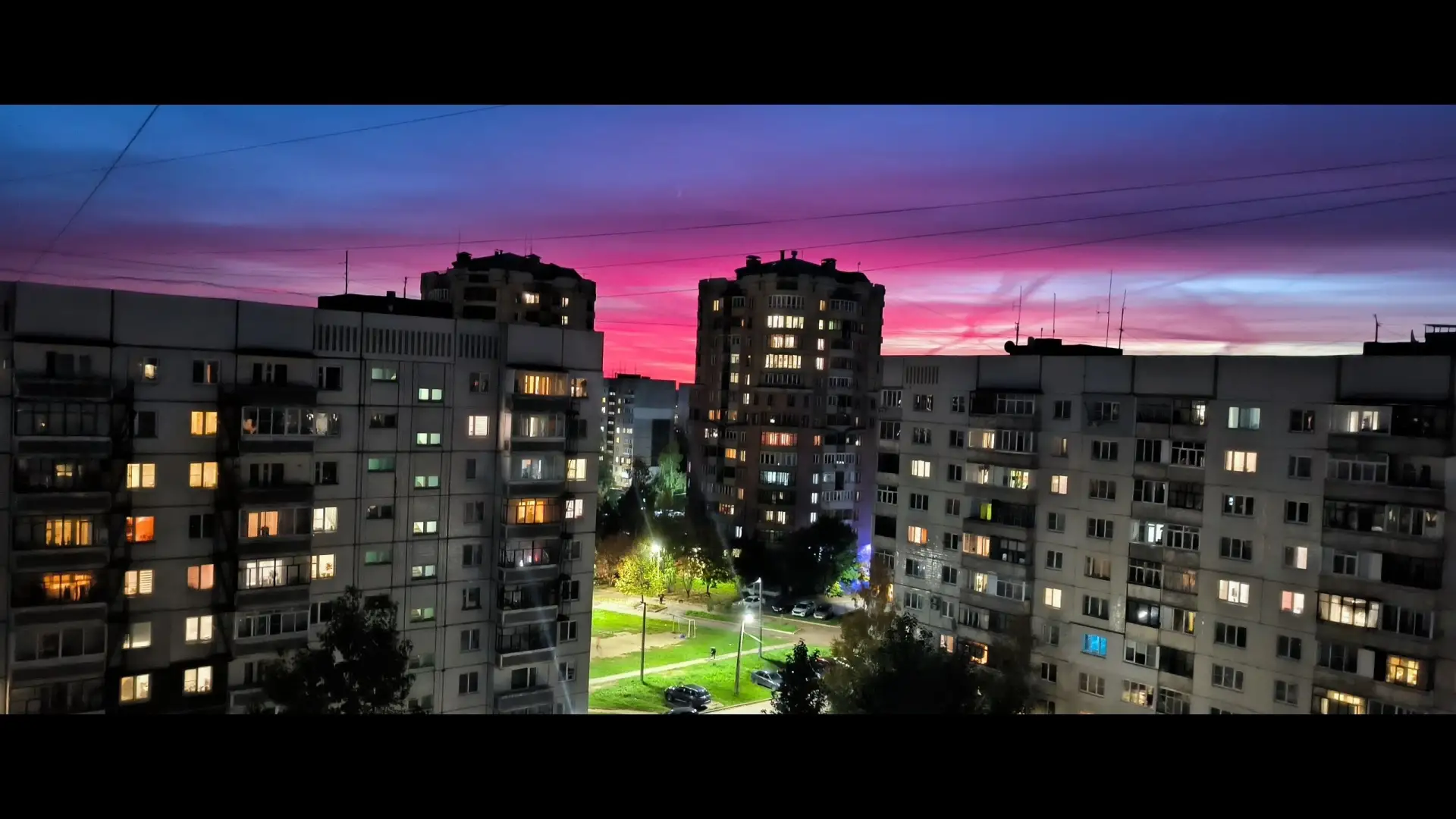 Закат вечером в четверг выдался уж очень красивым 😌