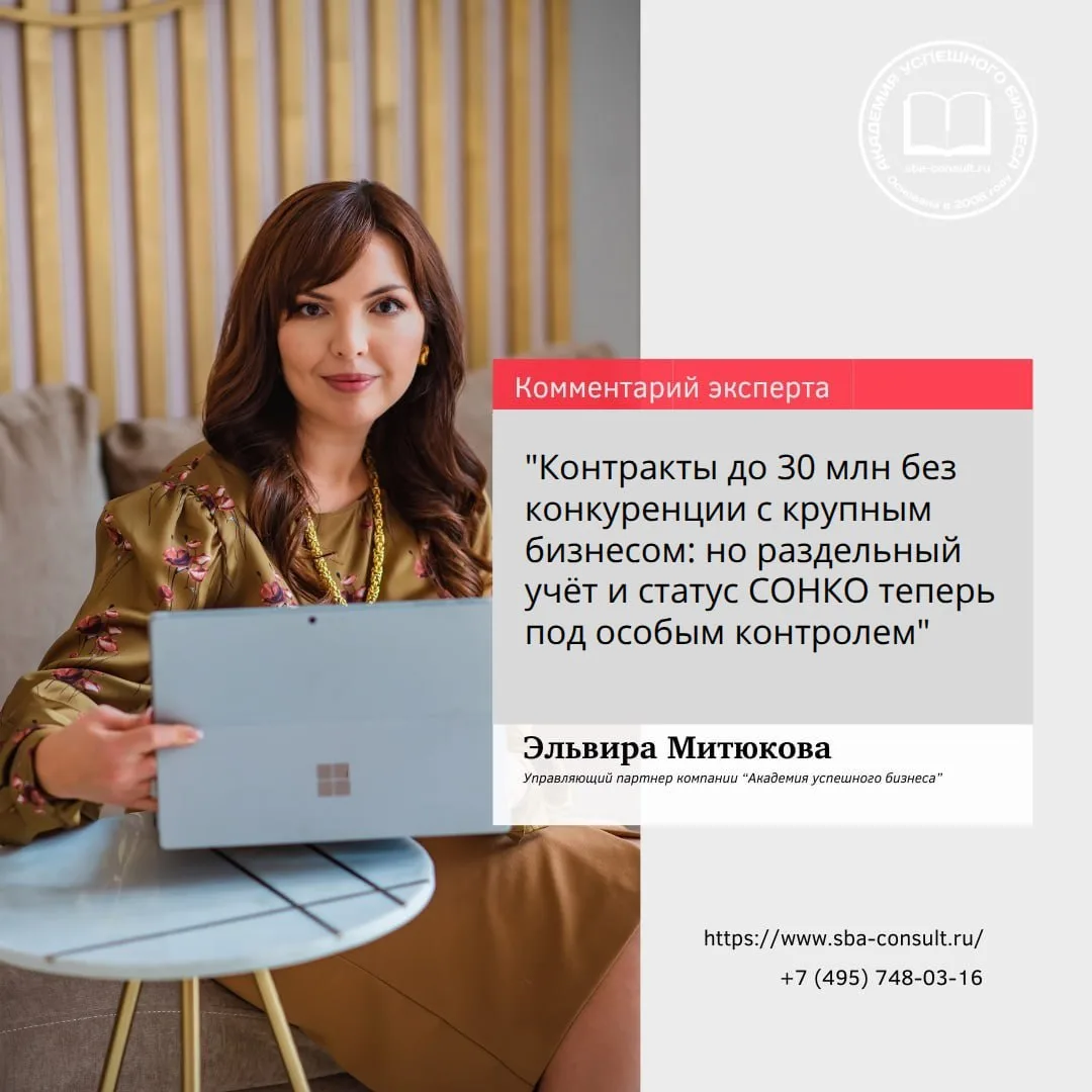 ⚡️ Комментарий эксперта: порог закупок у МСП и НКО повысят до 30 млн рублей