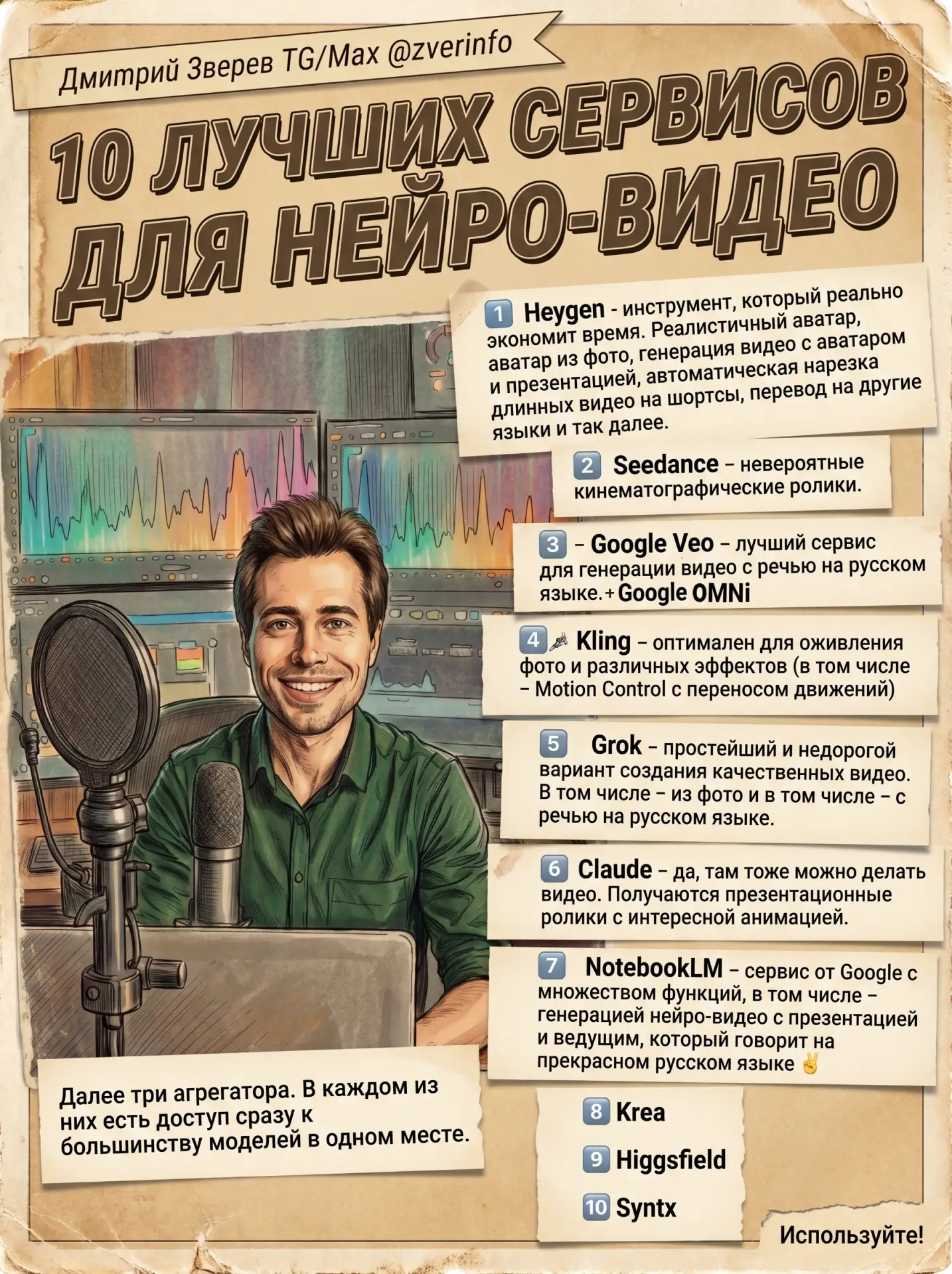 💖 10 лучших сервисов для нейро-видео