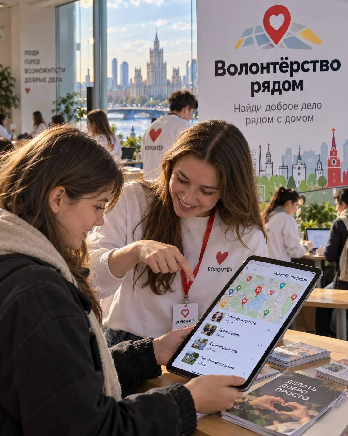 🗞️ В Москве появилась карта, которая помогает найти волонтёрство рядом с домом
