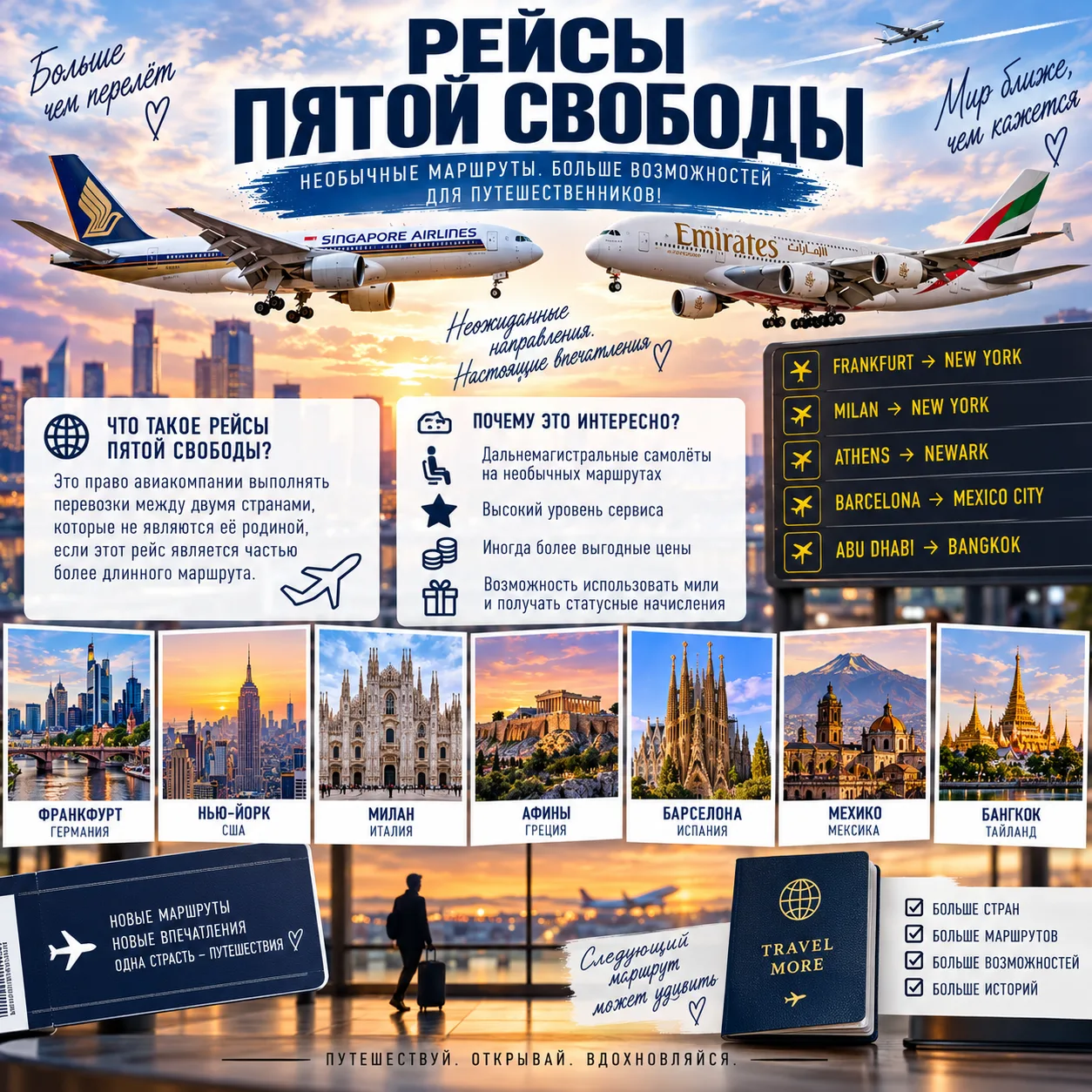 ✈️ Что такое рейсы «пятой свободы» и почему о них стоит знать путешественнику