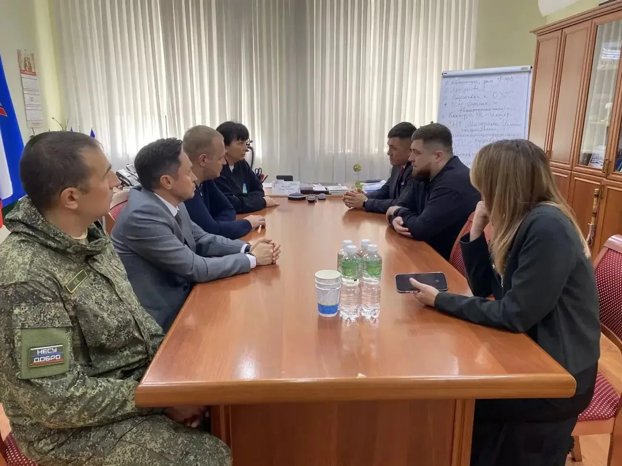 Вчера наш район с рабочим визитом посетил председатель Ассоциации ветеранов СВО Республ...