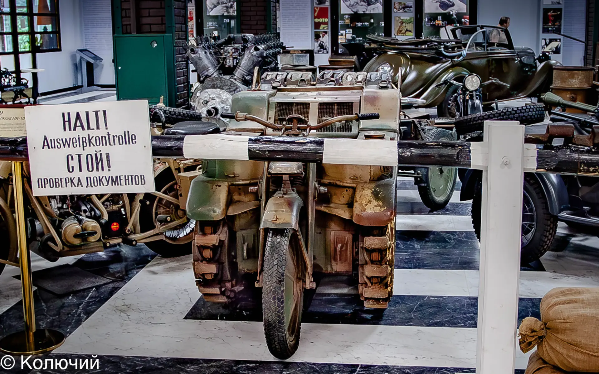 Полугусеничный мотовездеход NSU HK101 "Kettenkrad" Sonderkraftfahrzeug 2 (Sd.Kfz. 2) (1...