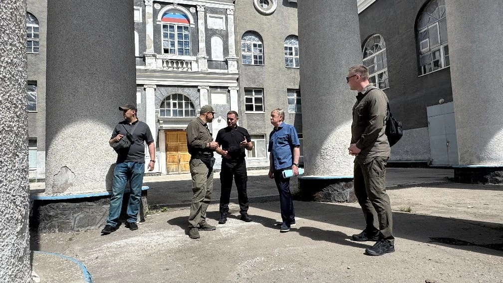 ✅ Посетил подшефную территорию Челябинской области на Донбассе - город Ясиноватая  Осмотрел обновлен