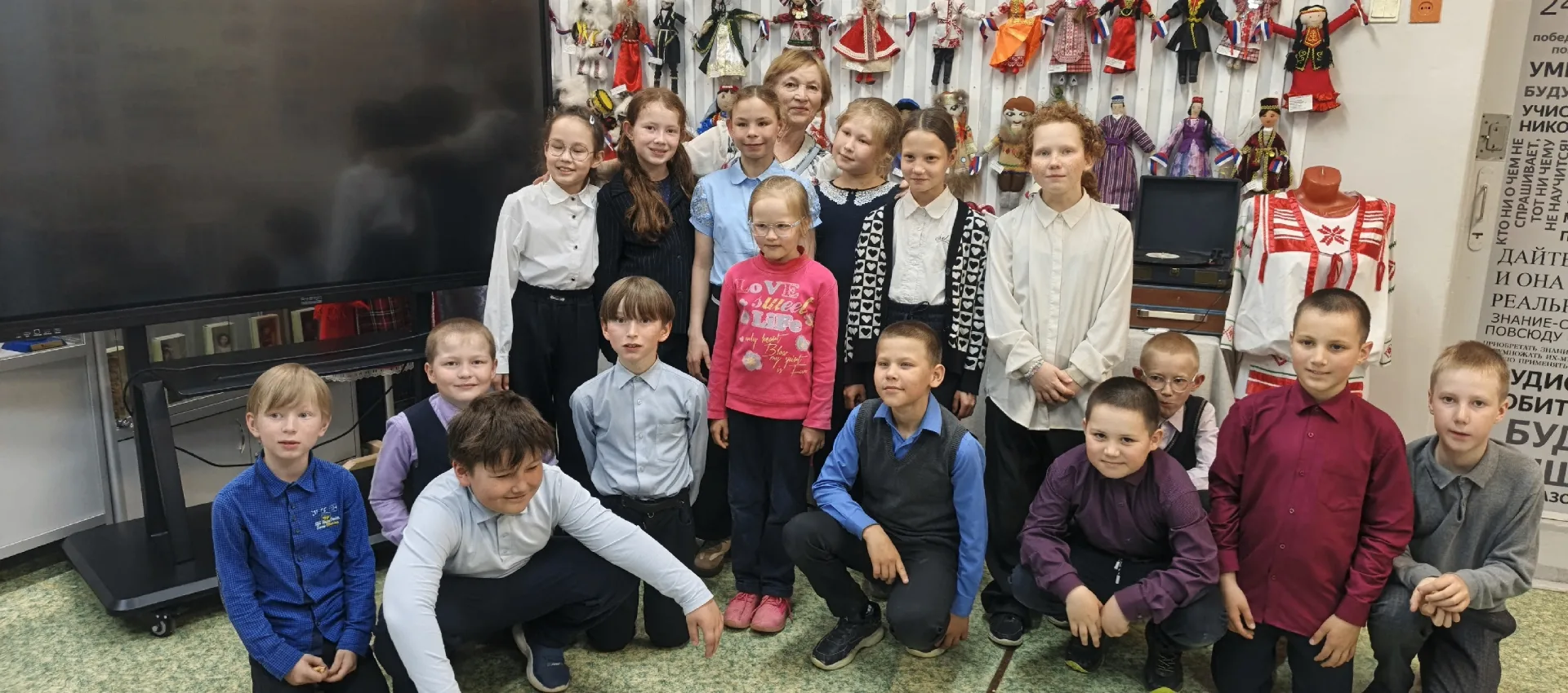 ✨13 мая нашу школу посетили ученики Кушьинской начальной школы под руководством руководителя музея В