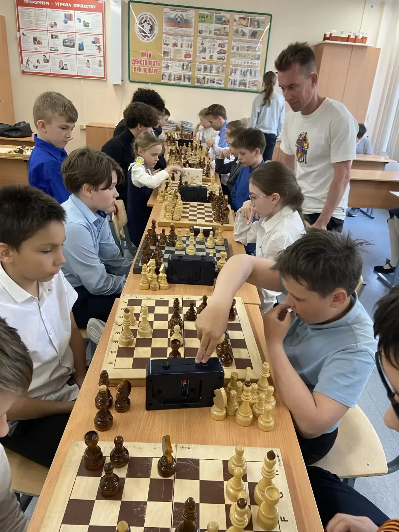 ♟️ 12 мая 2026 года в школе №644 состоялся товарищеский шахматный турнир, посвящённый Дню Великой По