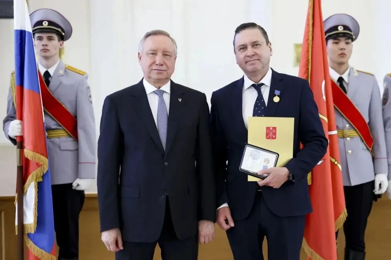 Председатель Контрольно-счетной палаты Петербурга Константин Желудков награжден знаком отличия «За з