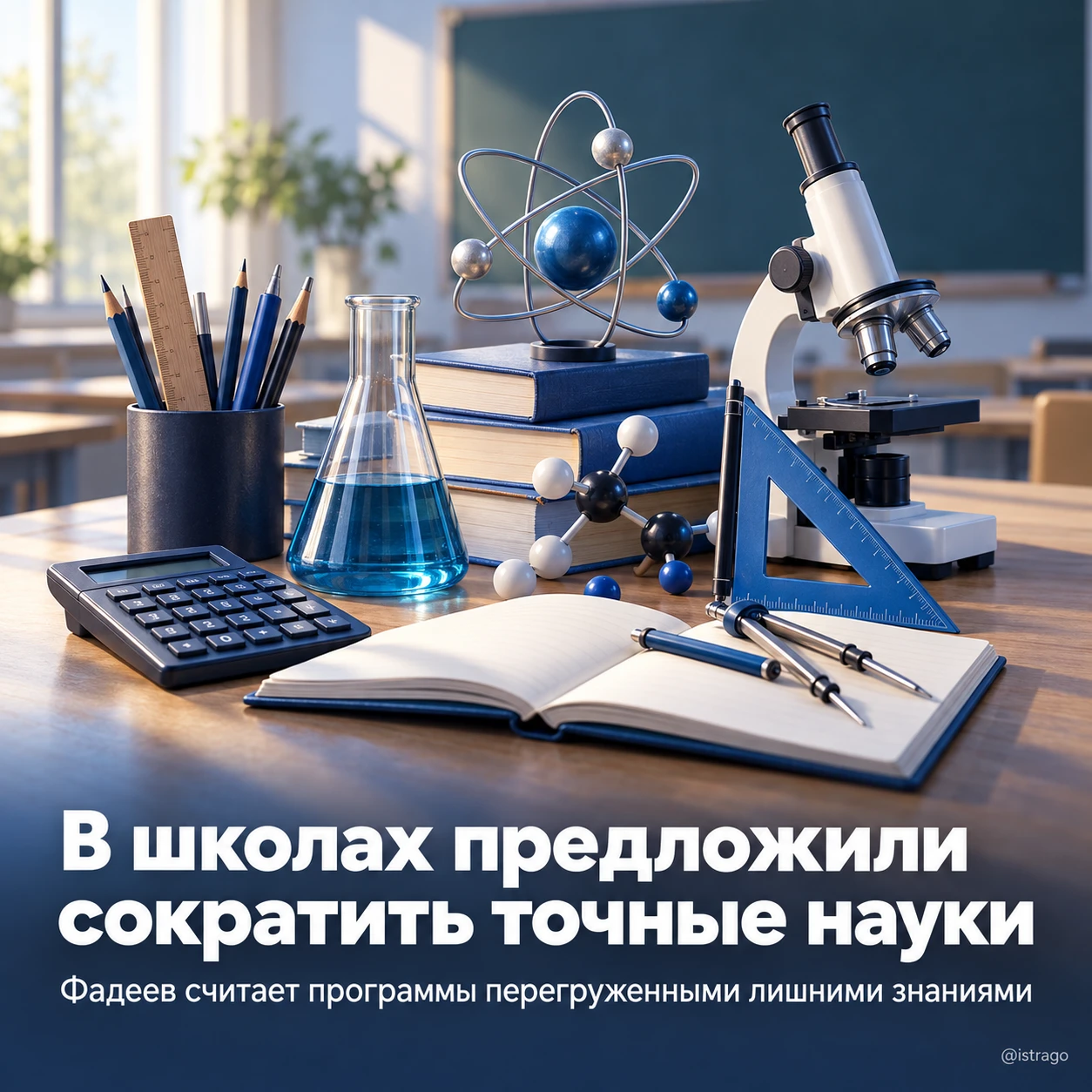 В школах предложили сократить часть материала по точным наукам