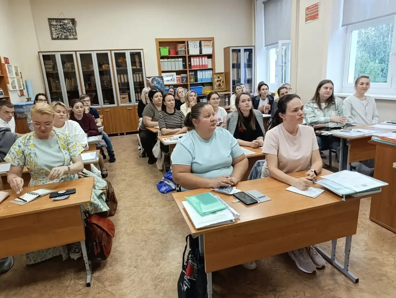 Накануне 1 сентября в школе (корпус Совхоза им. Ленина, 17А) прошли собрания родителей ...