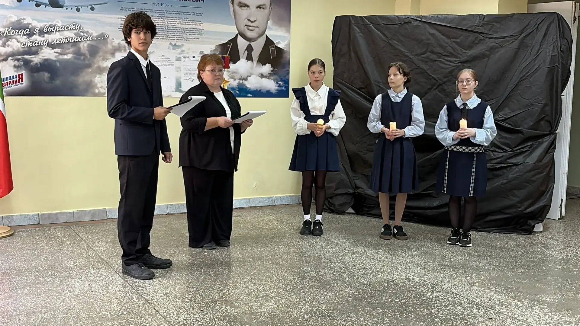 Сегодня, 3 сентября, наша школа присоединилась ко Дню солидарности в борьбе с терроризмом.