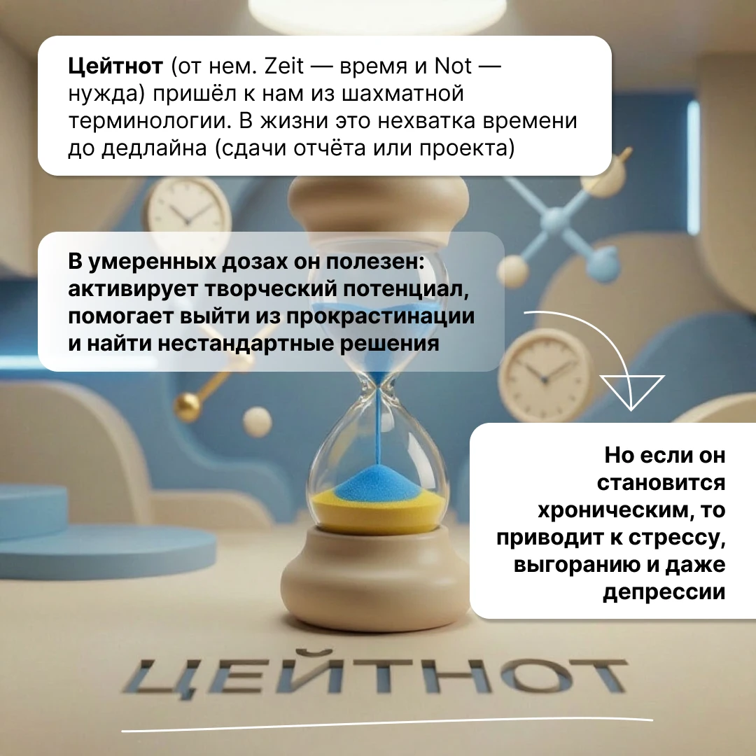 ⏰ Цейтнот — это не просто нехватка времени.