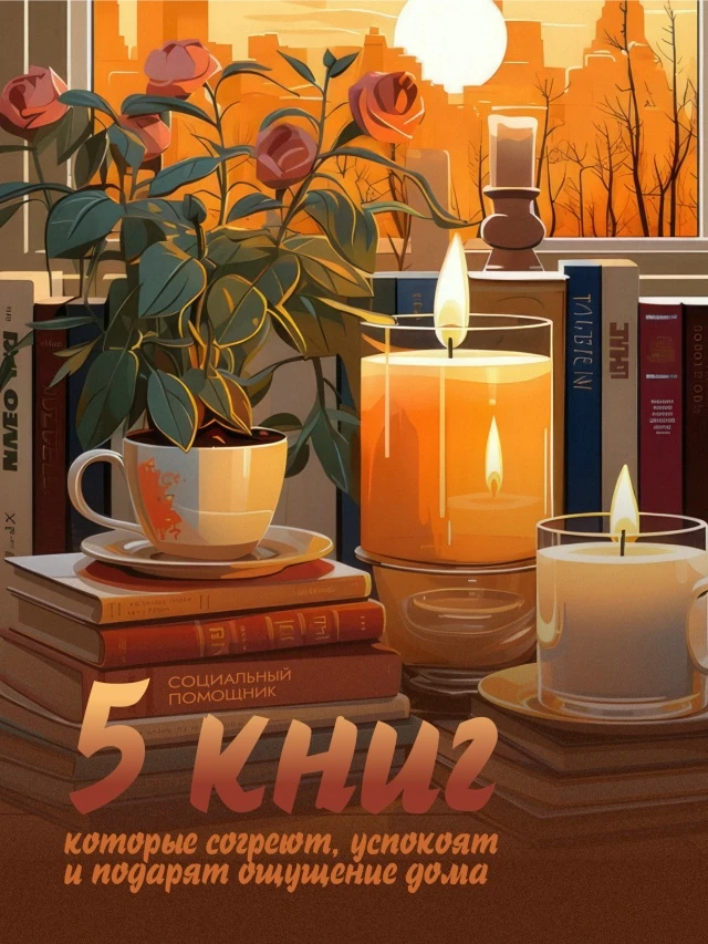 📖 Социальный помощник: книги для уютного домашнего вечера