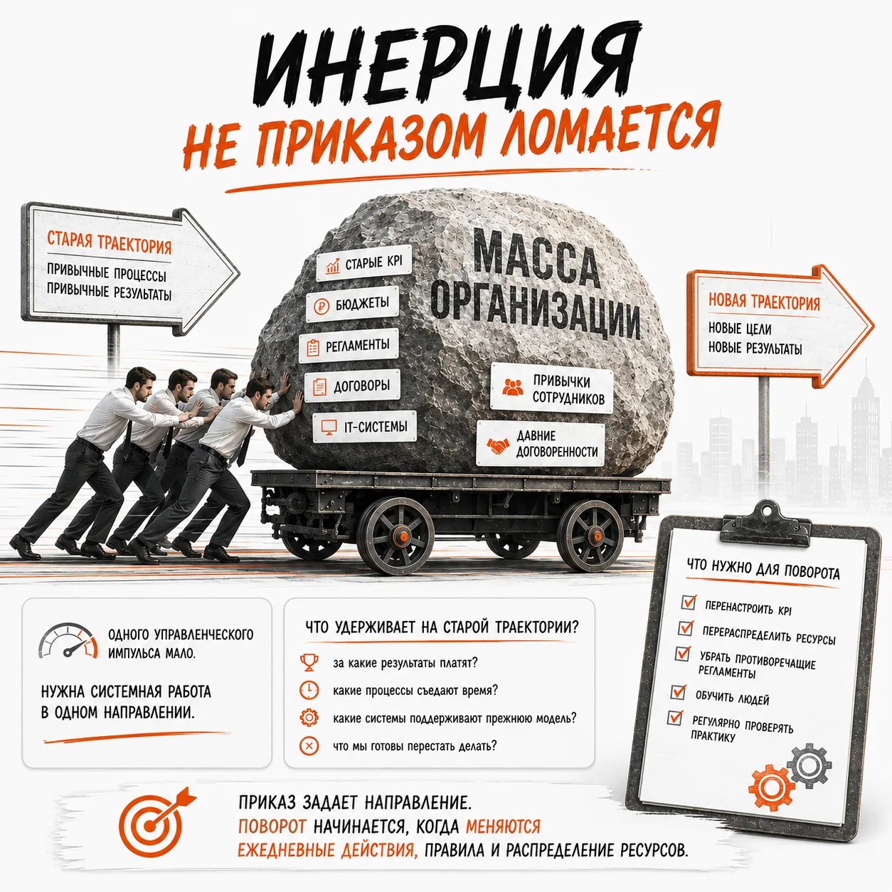 Давно не говорили о простых вещах сложными словами. На этот раз поговорим об инерции.
