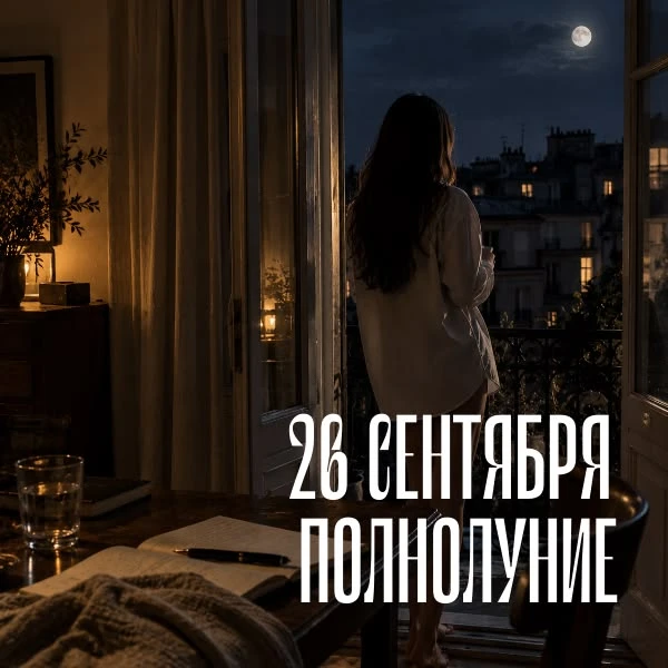 🌕 26.09.2026 — полнолуние, которое возвращает силу