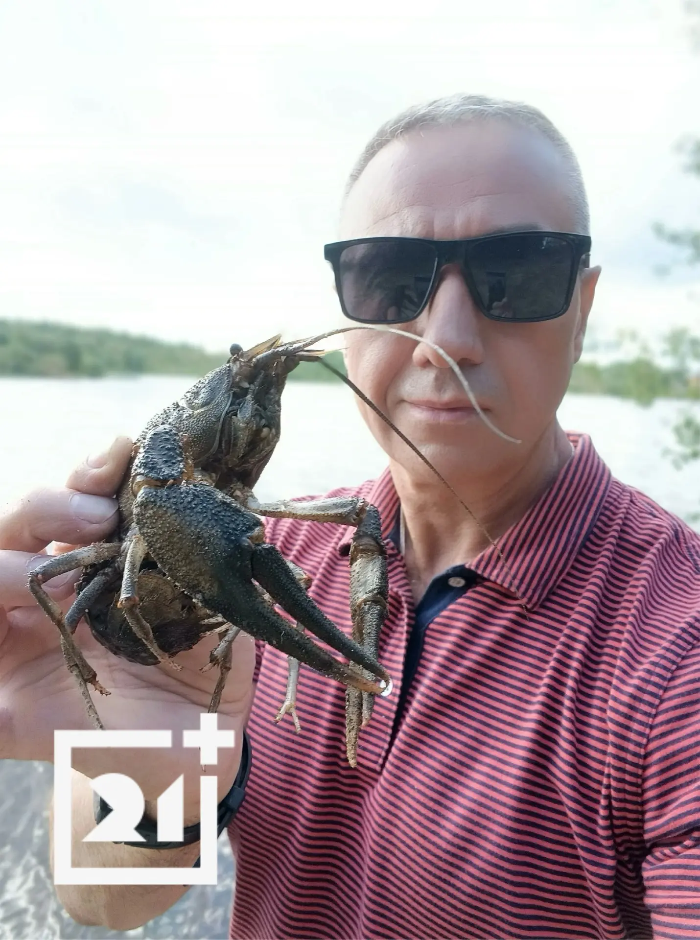 🦞 На Семёновском озере в Мурманске поймали рака
