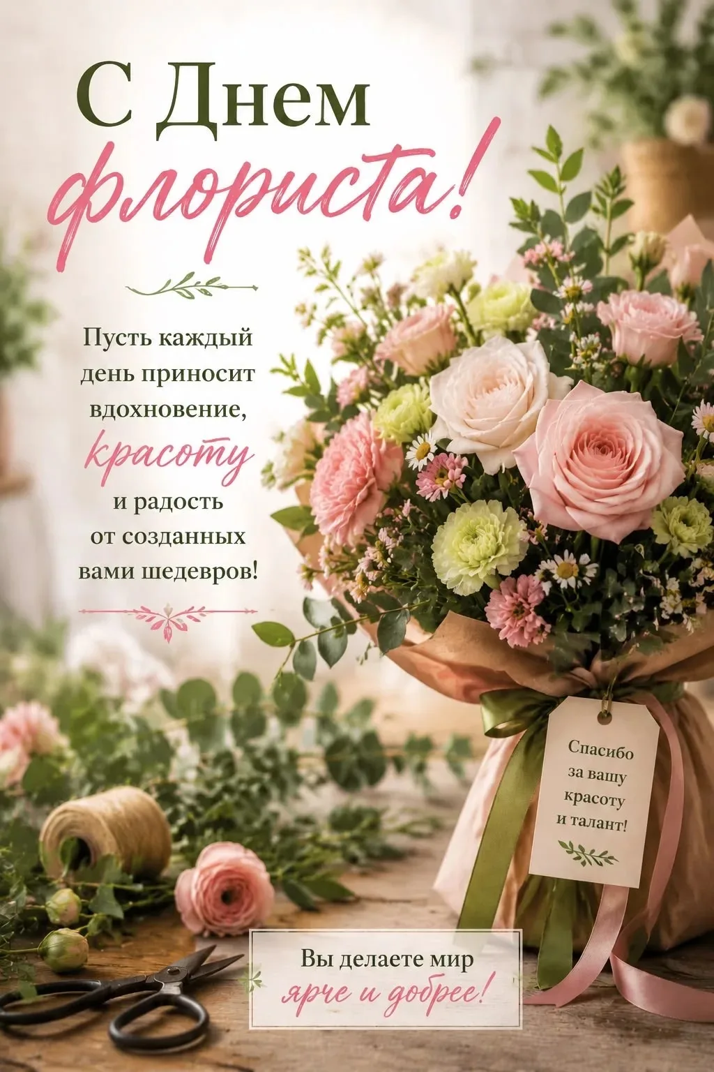 🌷 Сегодня наш день! 🌷

Нет, серьёзно. Сегодня День флориста, а значит, праздник всех, кто верит, ч