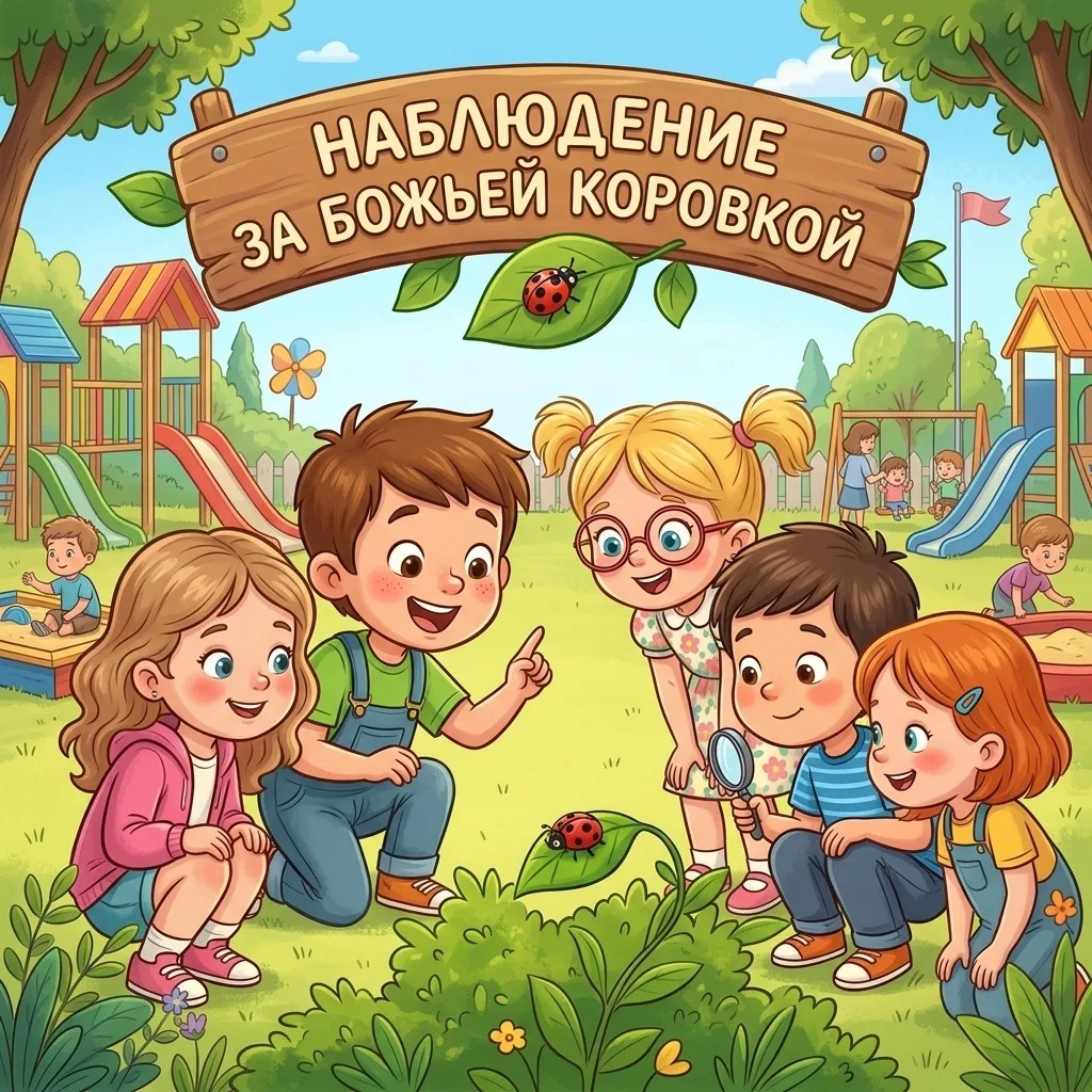 🐞 Сегодня во время прогулки наши малыши прикоснулись к настоящему чуду — удивительному миру насеком