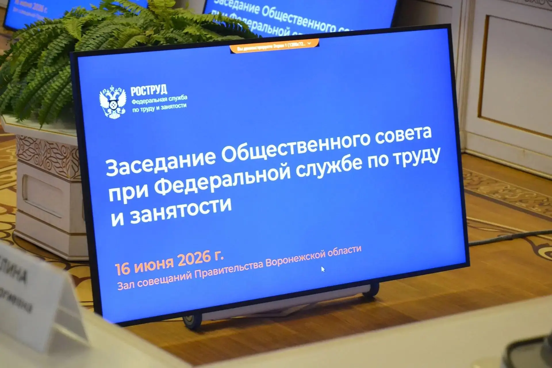 В Воронеже прошло выездное заседание Общественного совета при Роструде