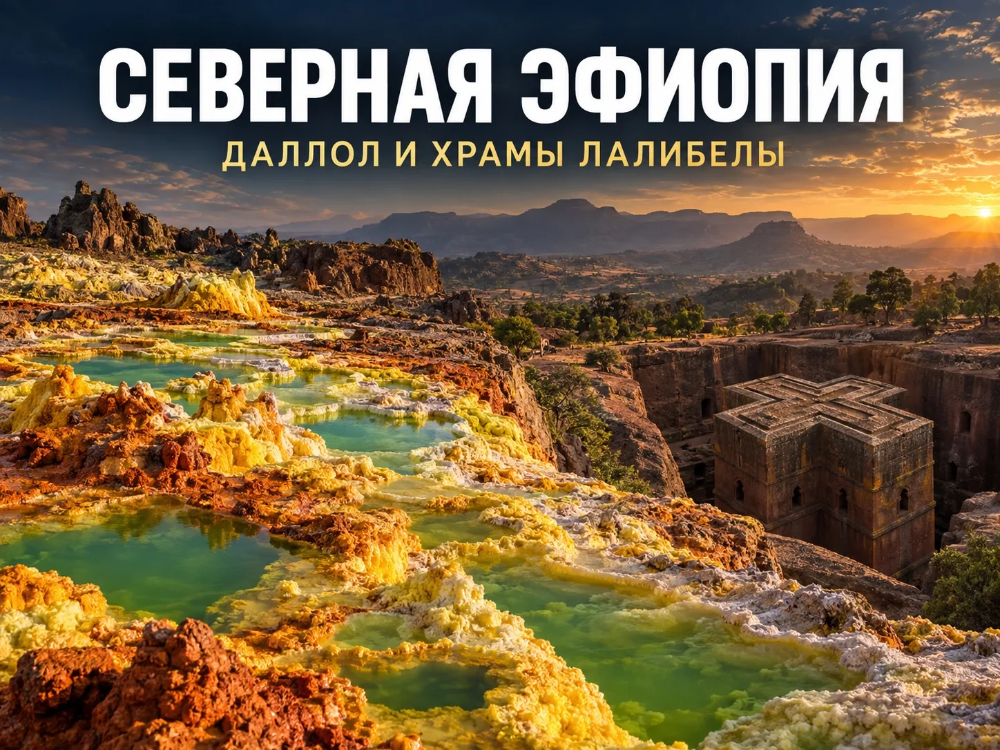 ОТ ИНОПЛАНЕТНЫХ ПЕЙЗАЖЕЙ ДАЛЛОЛА ДО ХРАМОВ ЛАЛИБЕЛЫ