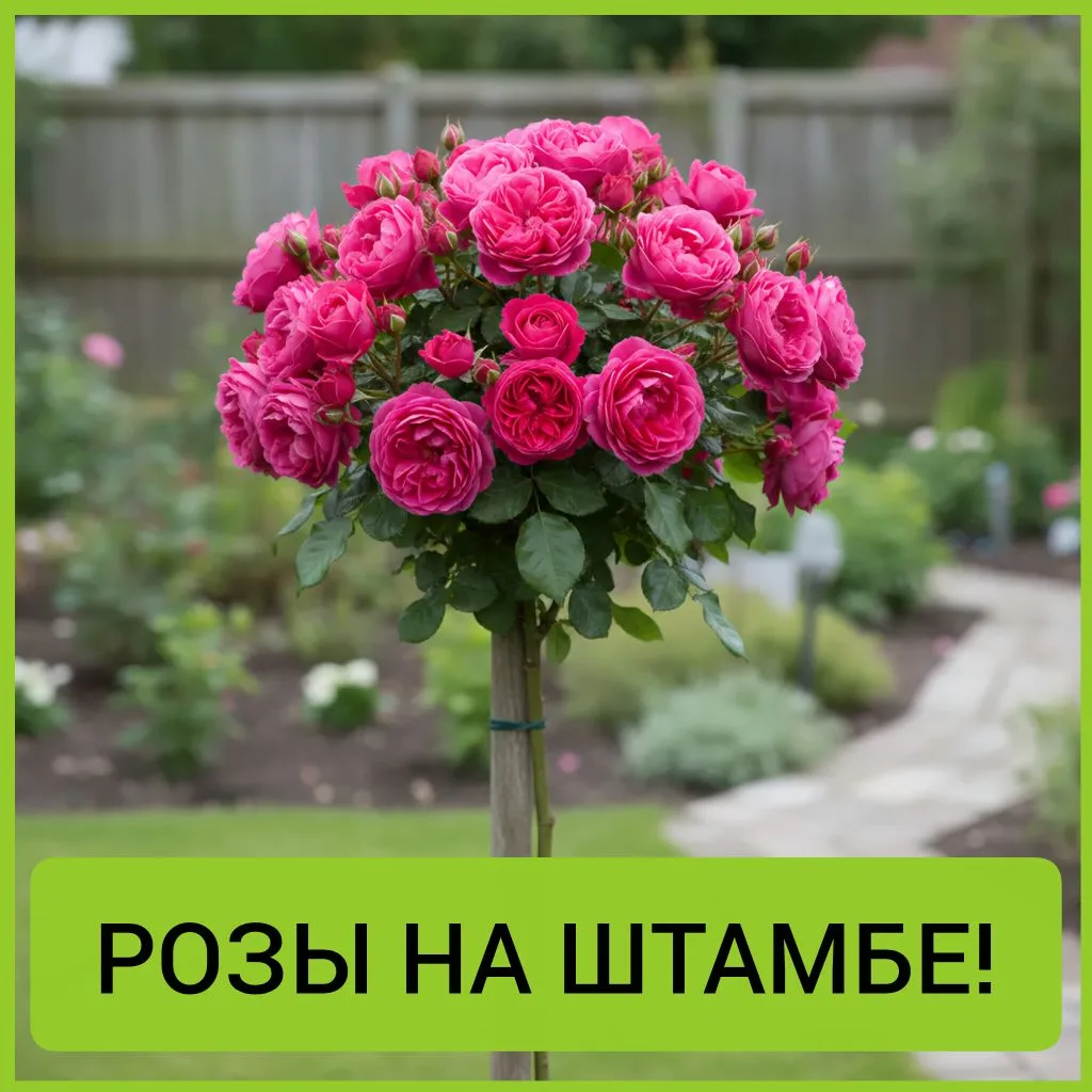Розы на штамбе! 🌹