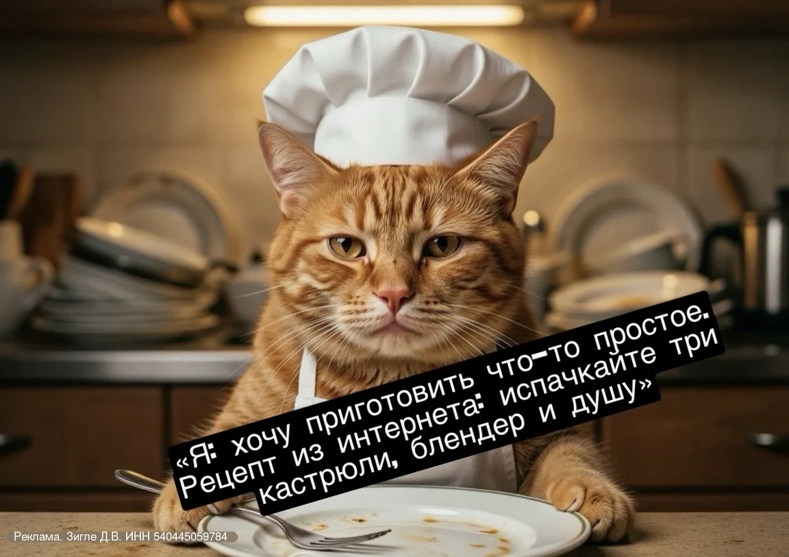 Зачем тратить полжизни на кухне, если можно... не тратить? 🤷‍♂️