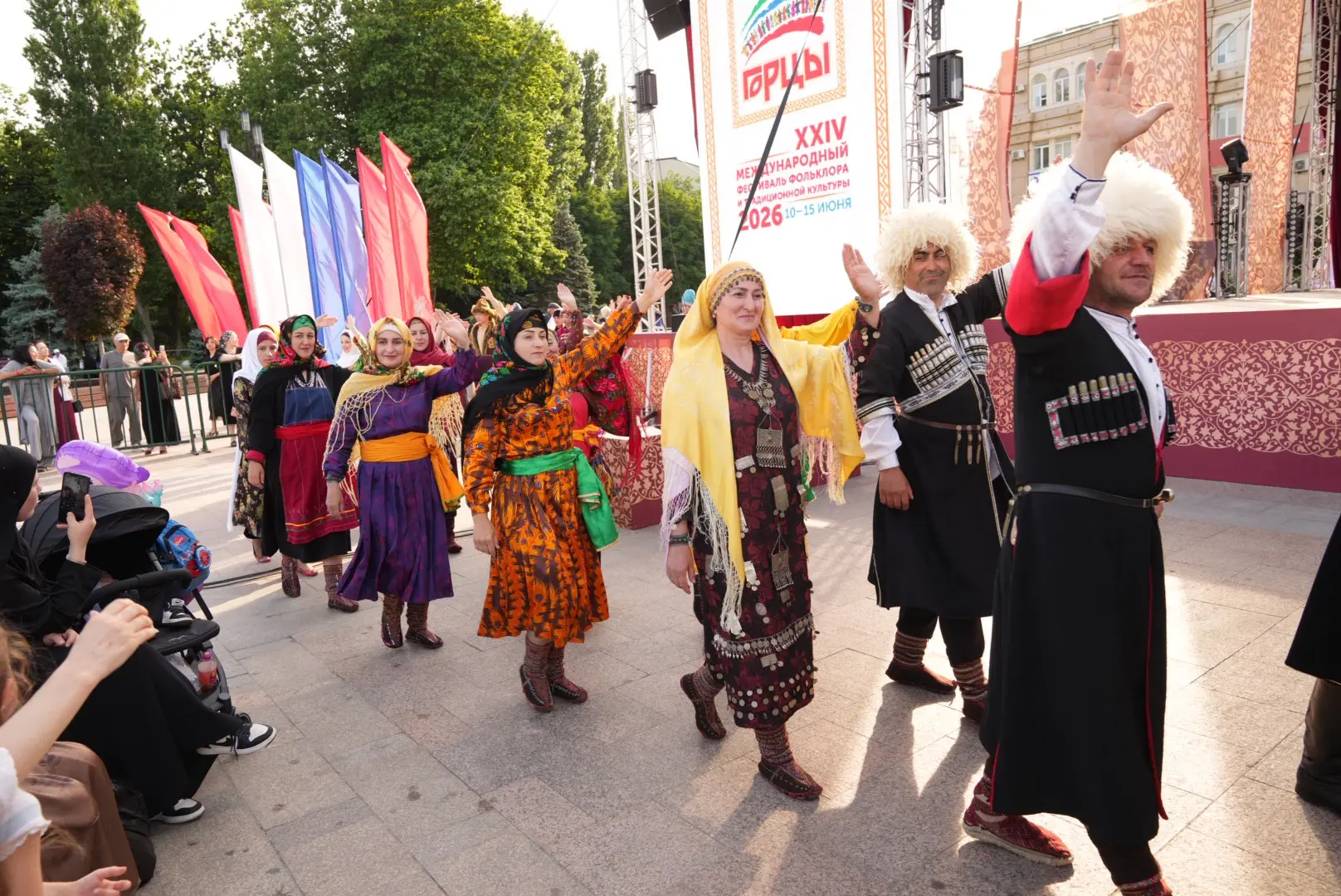 ❗️14 июня на центральной площади Махачкалы в рамках XXIV Международного фестиваля фольклора и традиц