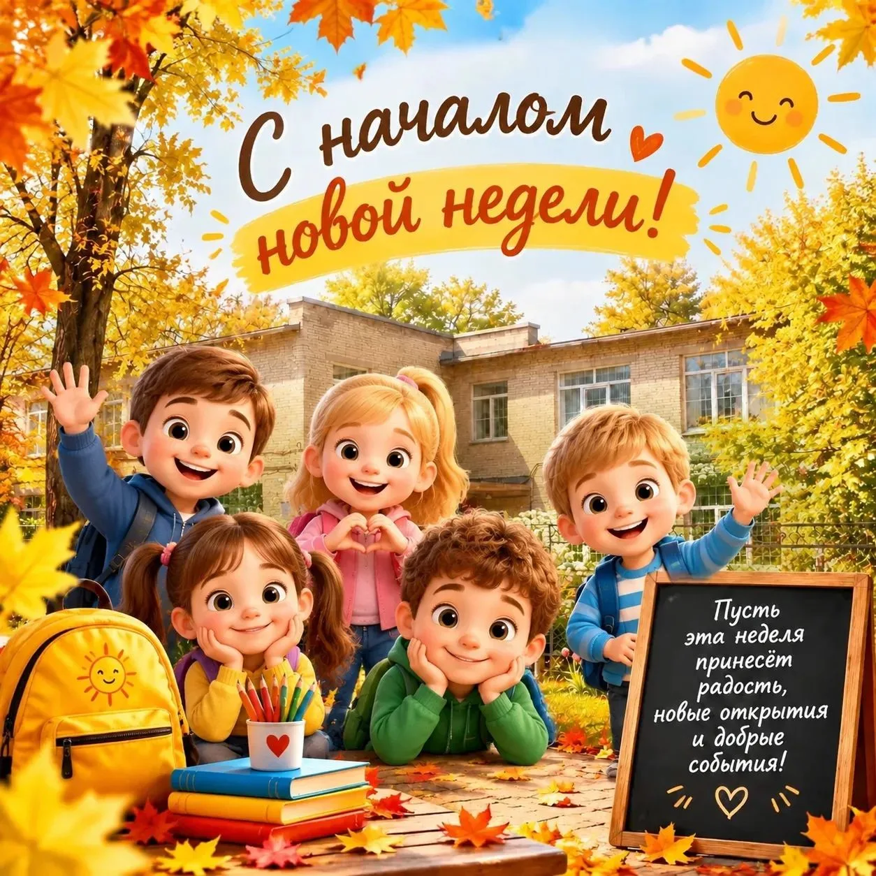 Доброе утро, друзья! ☀️ Начинается новая неделя, полная открытий, игр и улыбок.🙂