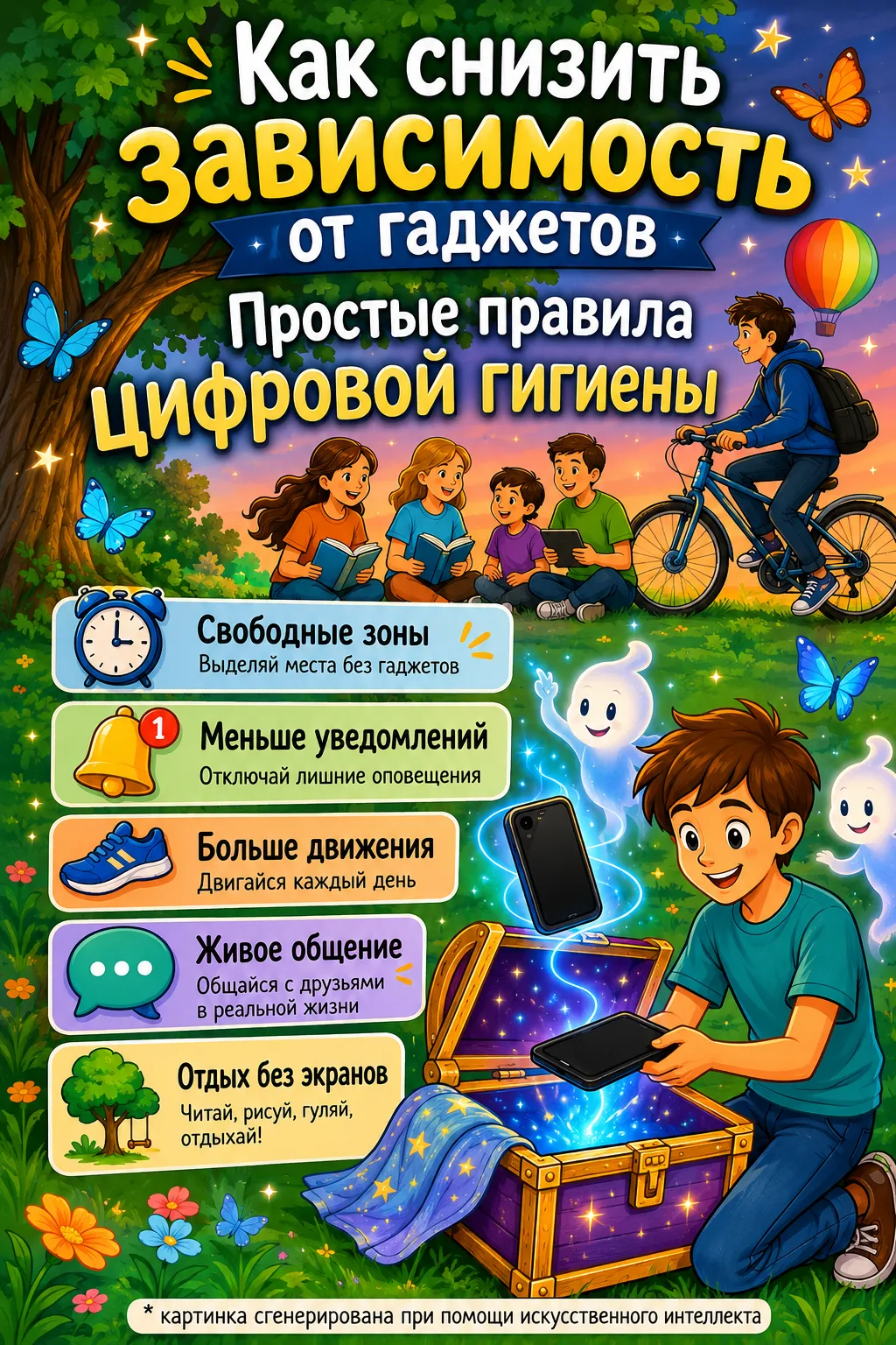 Как снизить зависимость от гаджетов: простые правила цифровой гигиены.

Полностью отказаться от гадж