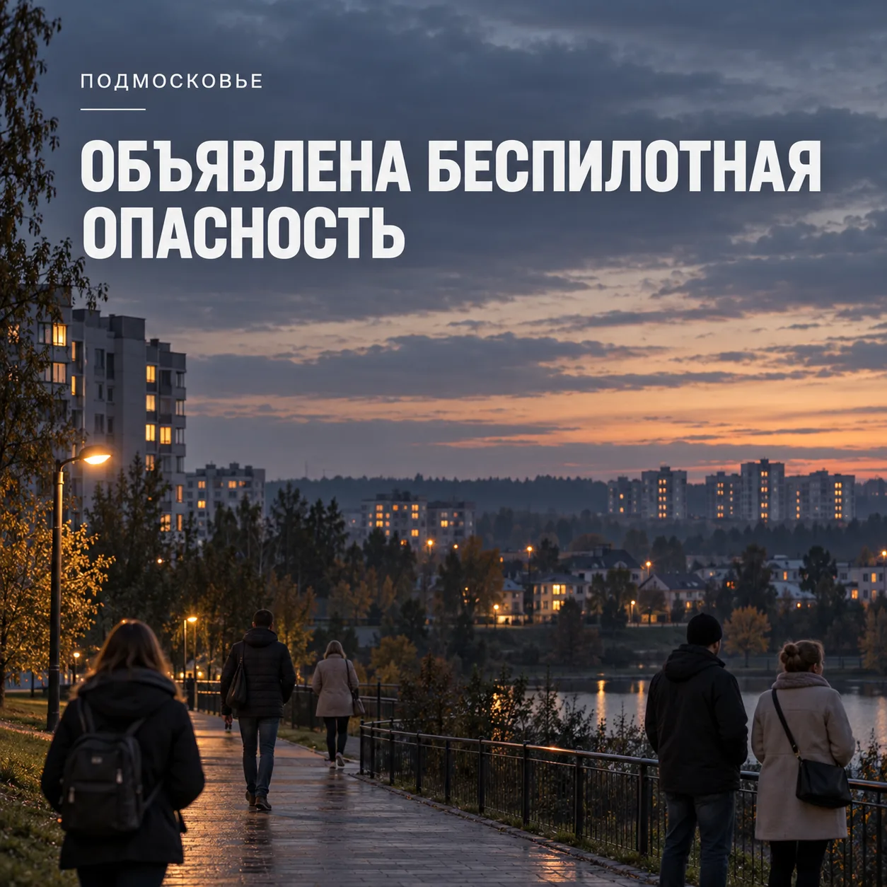 В Подмосковье объявлена «Беспилотная опасность»