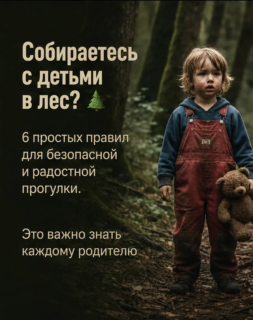 Лес — это свежий воздух, грибы, красивые листья и отличное время с семьей. Но чтобы эта...