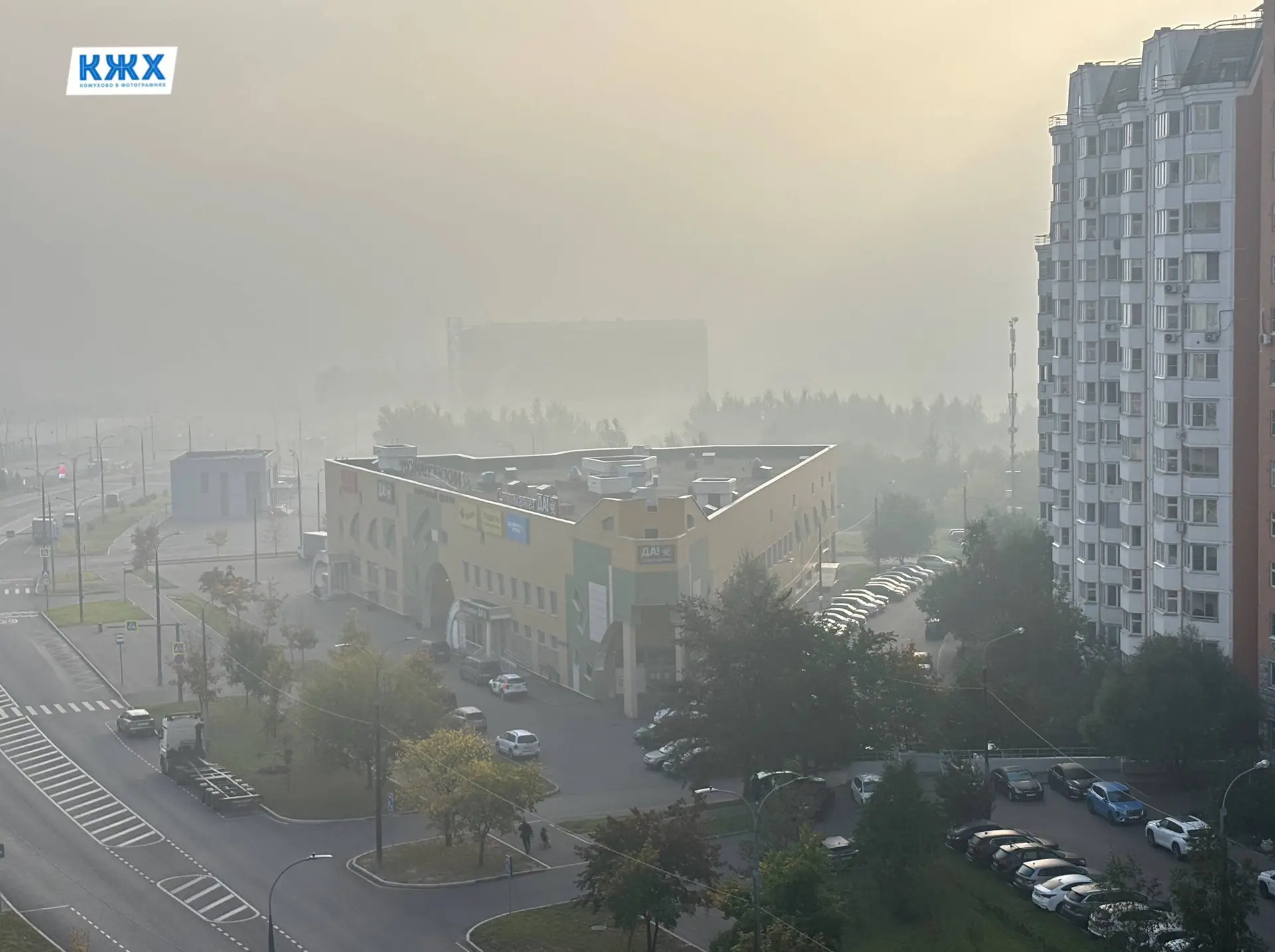 Утренний туман с запахом гари. Форточки лучше прикрыть