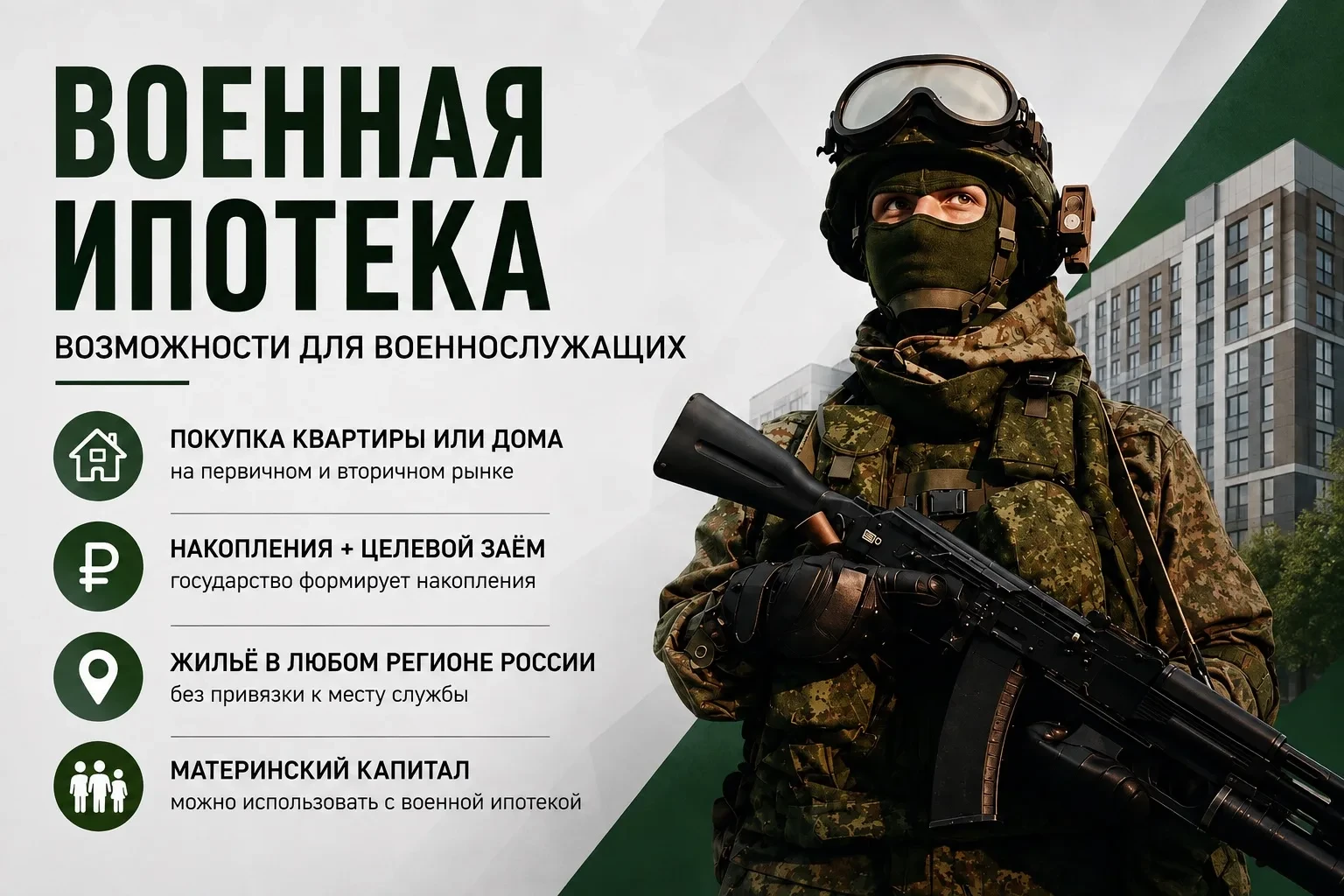 🇷🇺 ВОЕННАЯ ИПОТЕКА: ЧТО МОЖНО КУПИТЬ В 2026 ГОДУ?