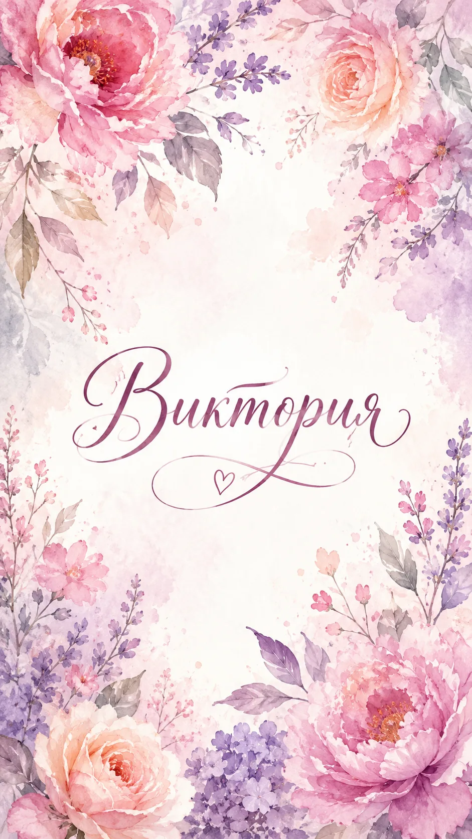 🥰 Обои для телефона с именем Виктория