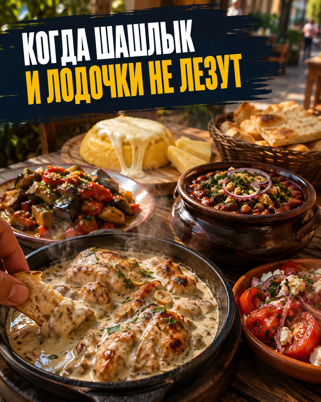 Что заказать в Сочи, когда шашлык и лодочки уже не лезут