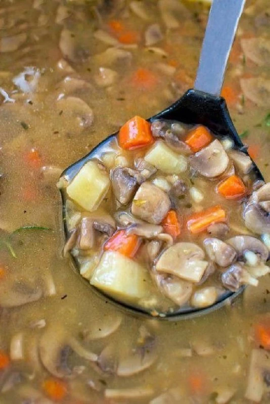 Грибной суп (постное меню)