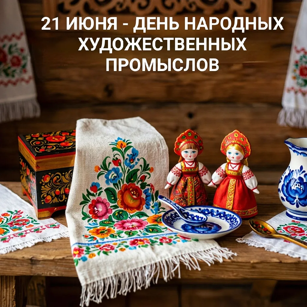 Сегодня в России отмечается День народных художественных промыслов. 

Праздник установлен Указом Пре