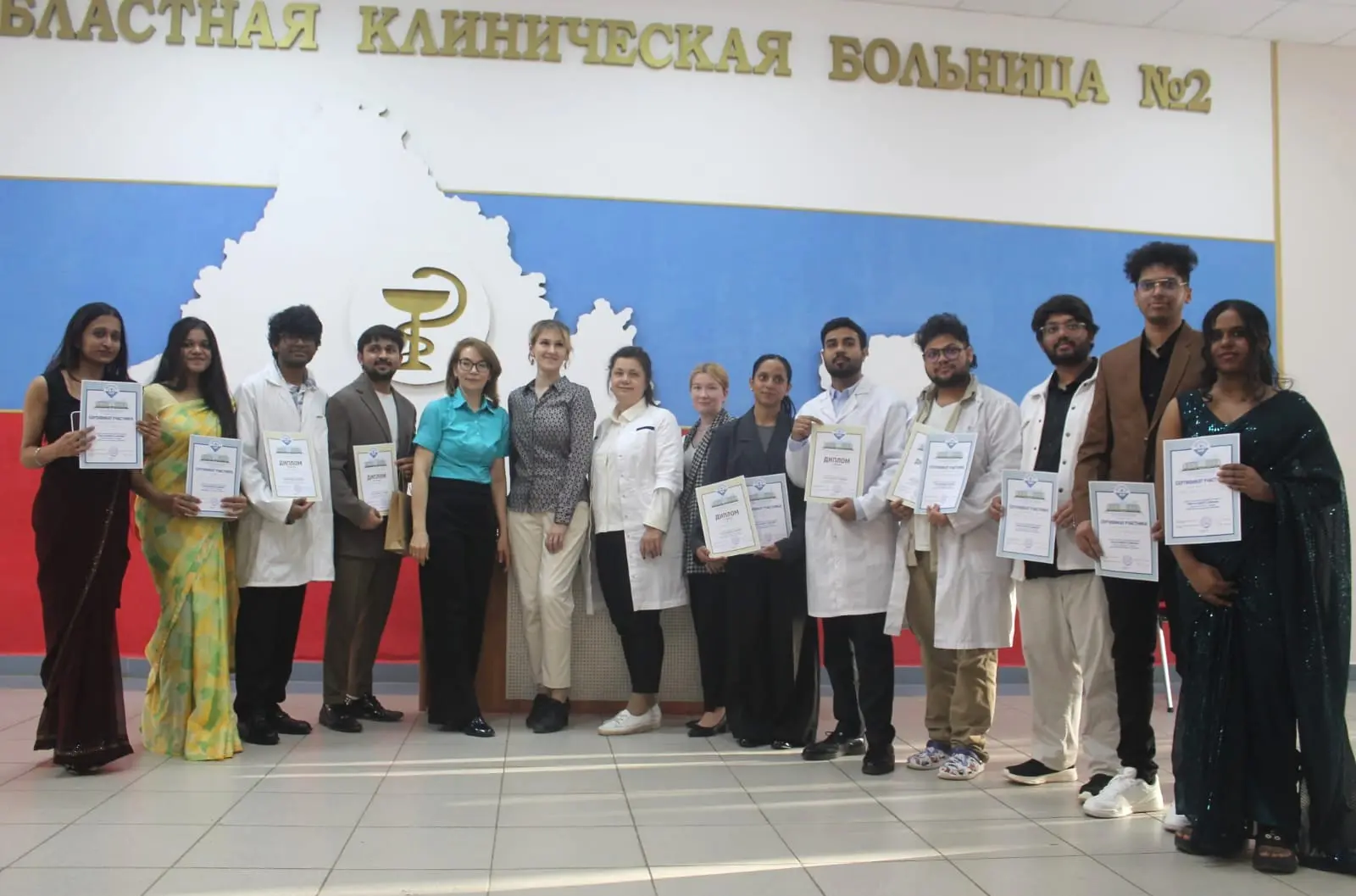 Иностранные студенты ОрГМУ проверили свои практические знания   На кафедре внутренних болезней состо
