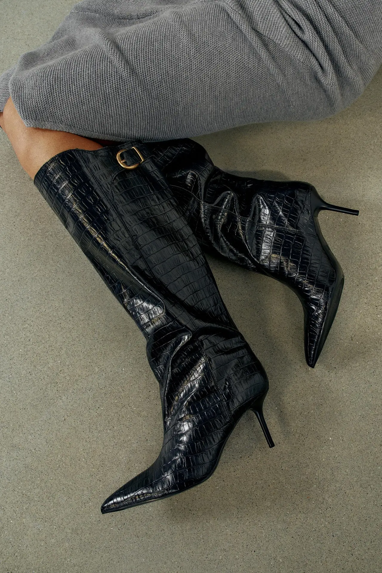 Сапоги Zara актуальные модели в этом сезоне 🆕🔥🍂