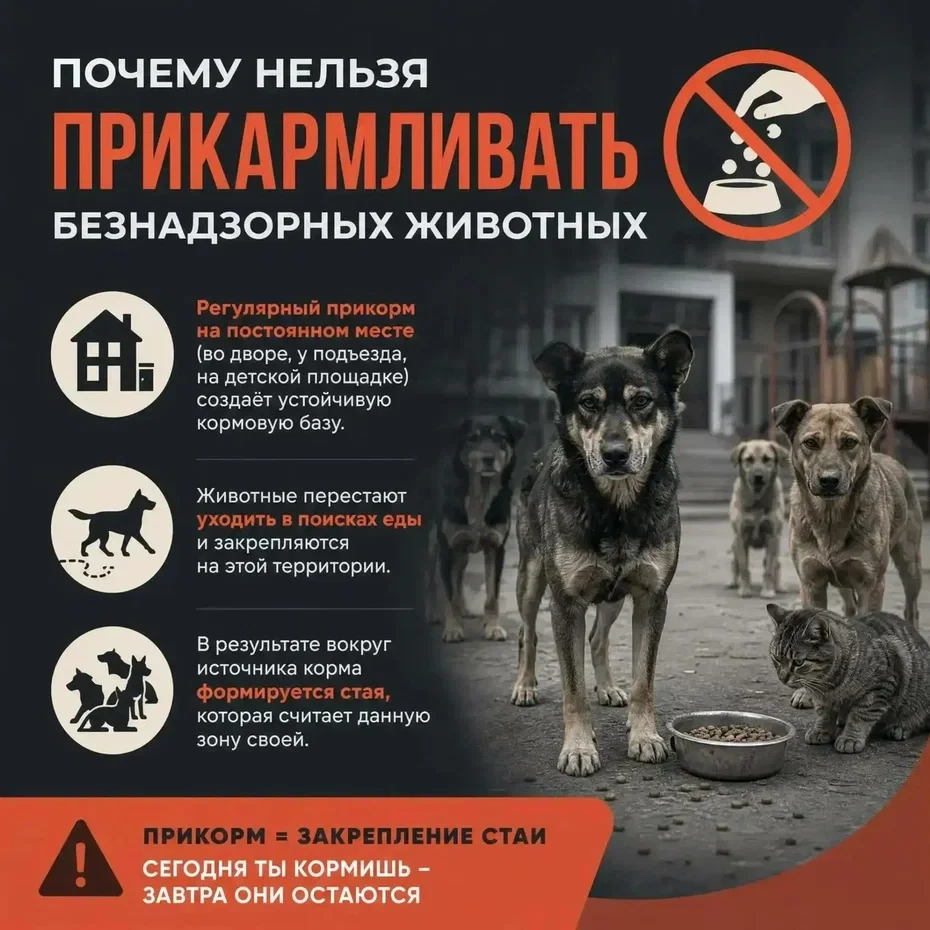 Постоянный прикорм — почему это опасно для дворов и площадок?

Когда мы подкармливаем безнадзорных ж