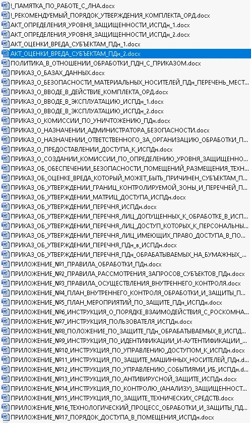 Почти пачка бумаги и несколько дней работы. Это одна часть документов по обработке перс...