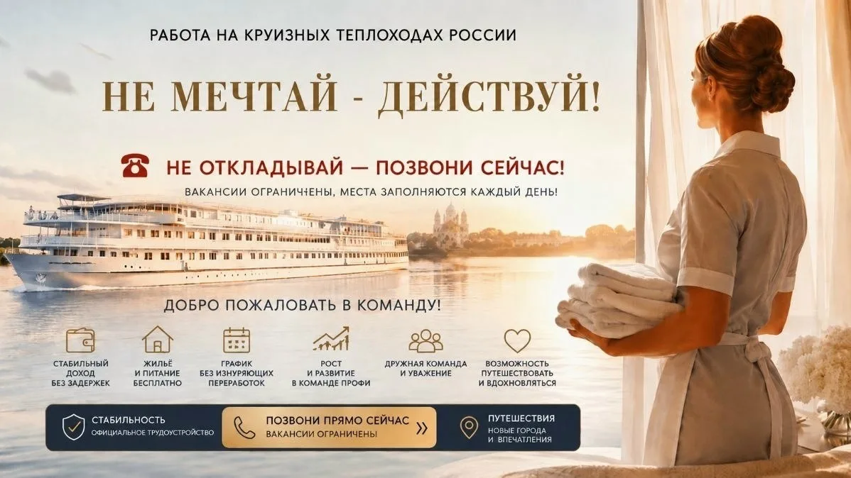 ‼КРУИЗНЫЙ ФЛОТ ПРИГЛАШАЕТ НА ВАКАНСИИ‼