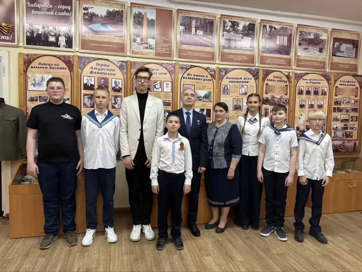 🇷🇺В рамках Всероссийского патриотического проекта «Время героев» нас посетил Герой Российской Федера