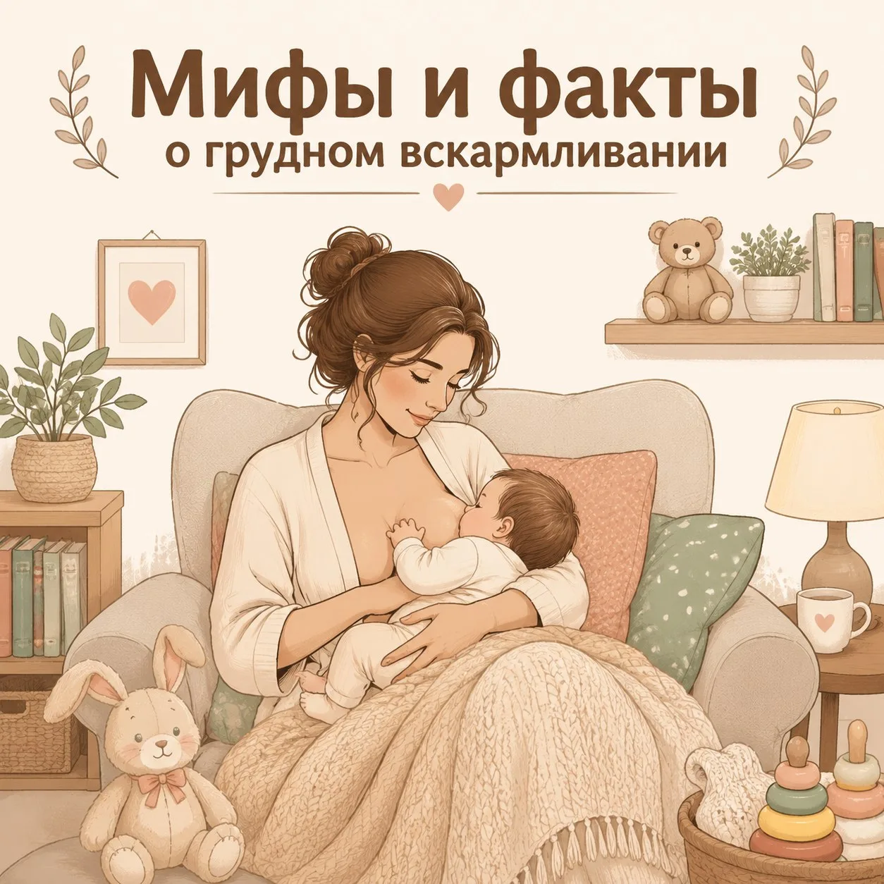 Мифы и факты о грудном вскармливании.