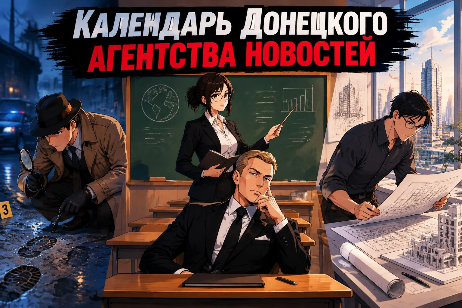 День учителя, сотрудников уголовного розыска, Подмосковья и Адыгеии